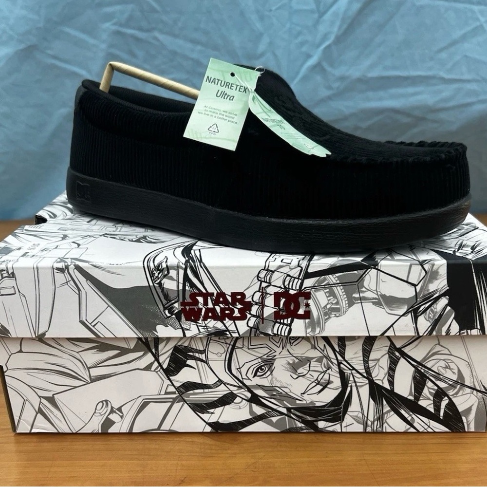 DC Star Wars Black Loafers for Men